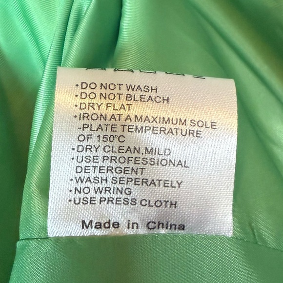 BLANCA Adeline Wool Blend Oversized Coat In Green NWT Size XS/S - Picture 7 of 8